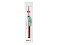 223503 Prym Крючок алюминиевый с деревянной ручкой 3.5мм (1шт.)