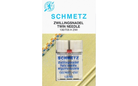 130/705H ZWI Игла Schmetz двойная №80/1.6 по 1шт.(SCS)